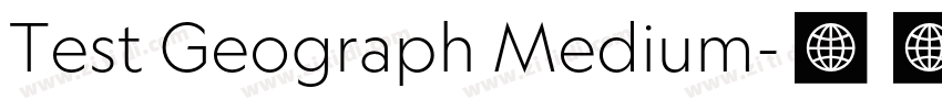 Test Geograph Medium字体转换